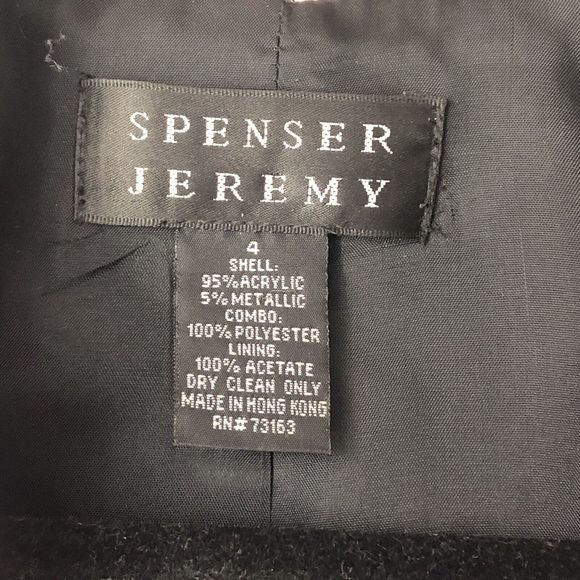 SPENSER JEREMY Blazer Jacket sz 4 Pink/Black Casual - Picture 15 of 16